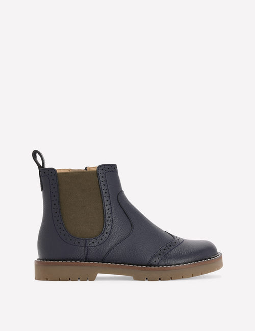 Chelsea Boots (Boys)-College Navy