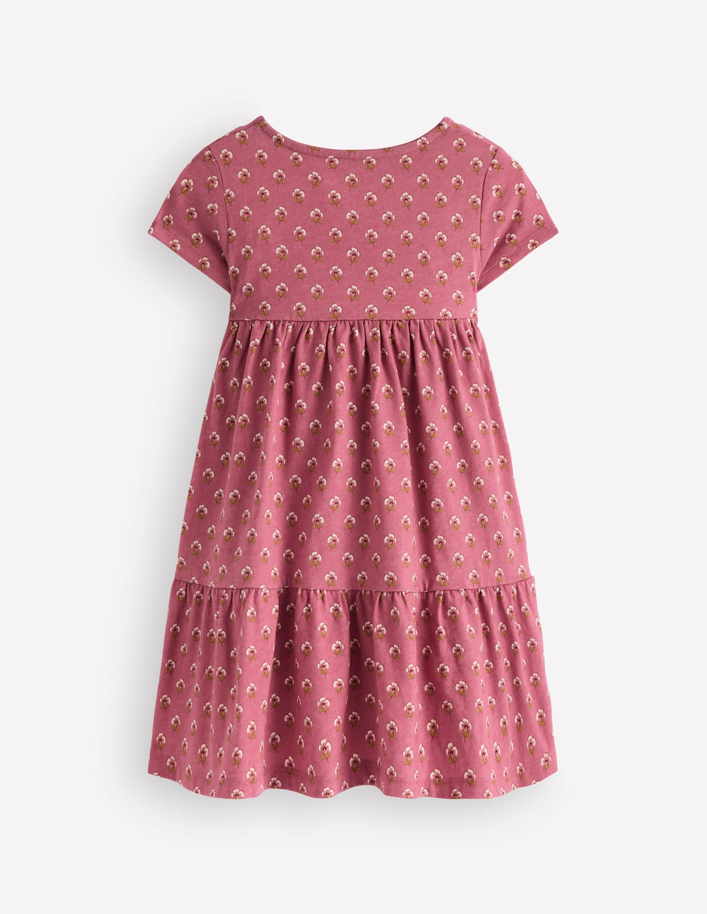 Ariel Twirly Jersey Dress-Pink Floral