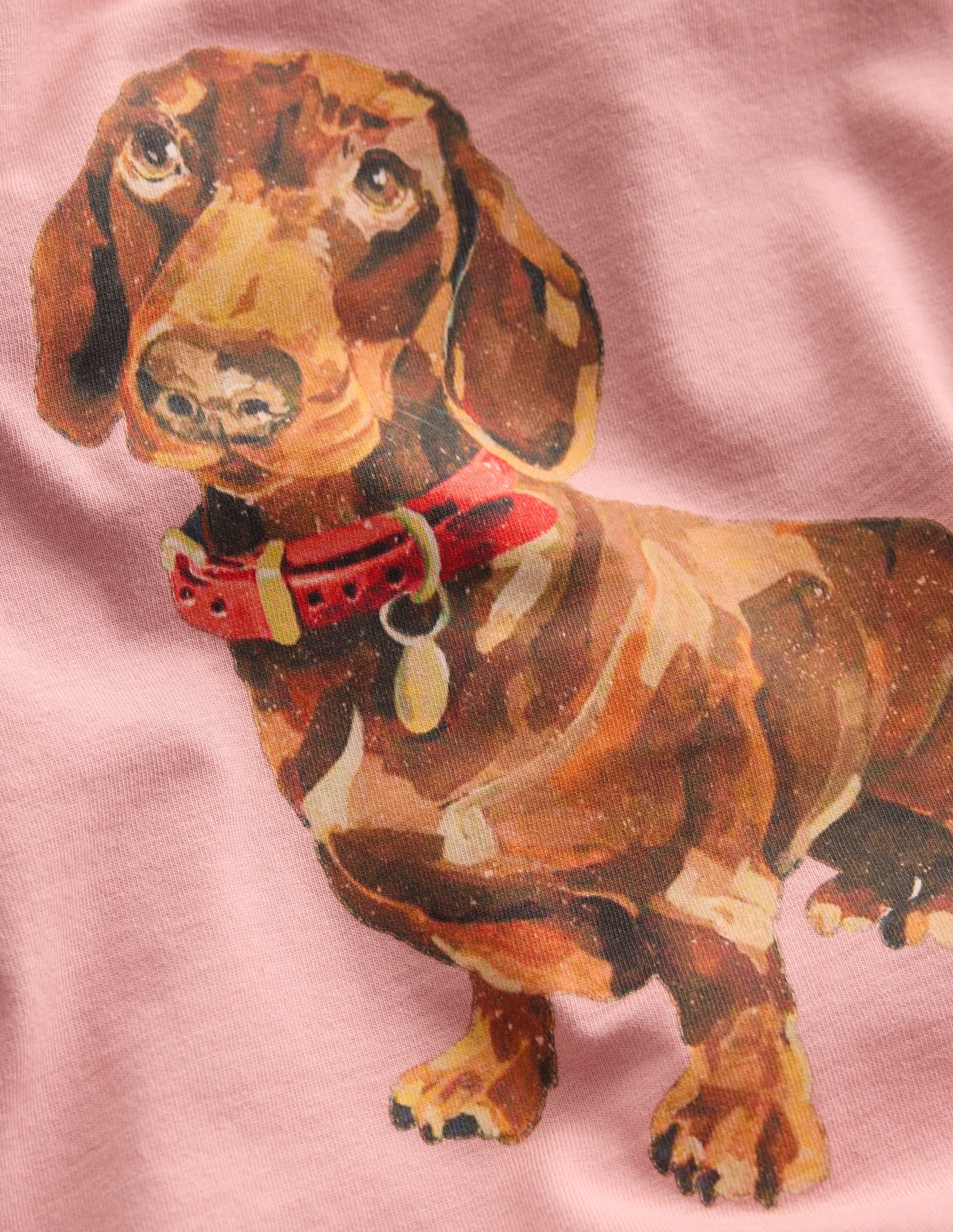 Short Sleeve Printed T-shirt-ZEPHYR SAUSAGE DOG