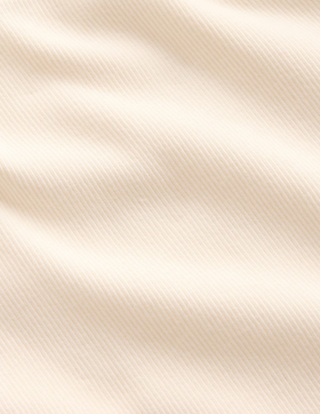 Ribbed Long Sleeve T-shirt-Soft Ivory