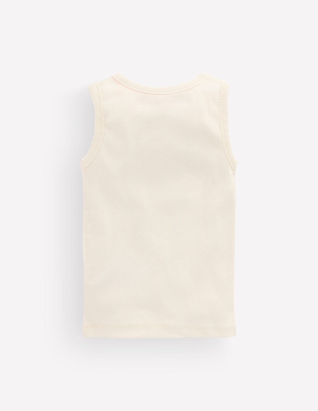 Henley Ribbed Tank-Soft Ivory