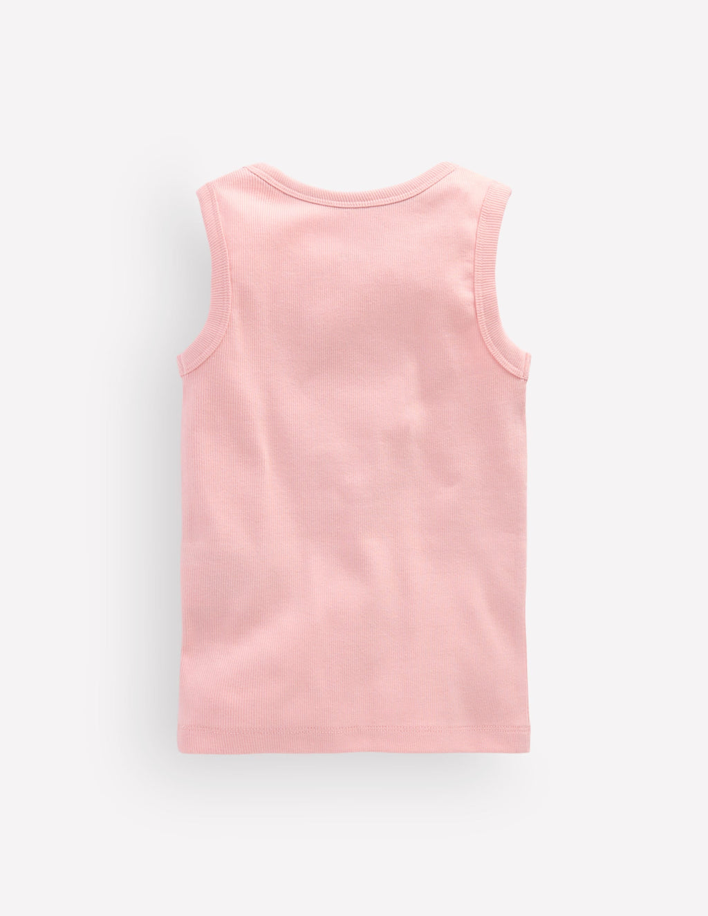 Henley Ribbed Tank-Chalk Pink