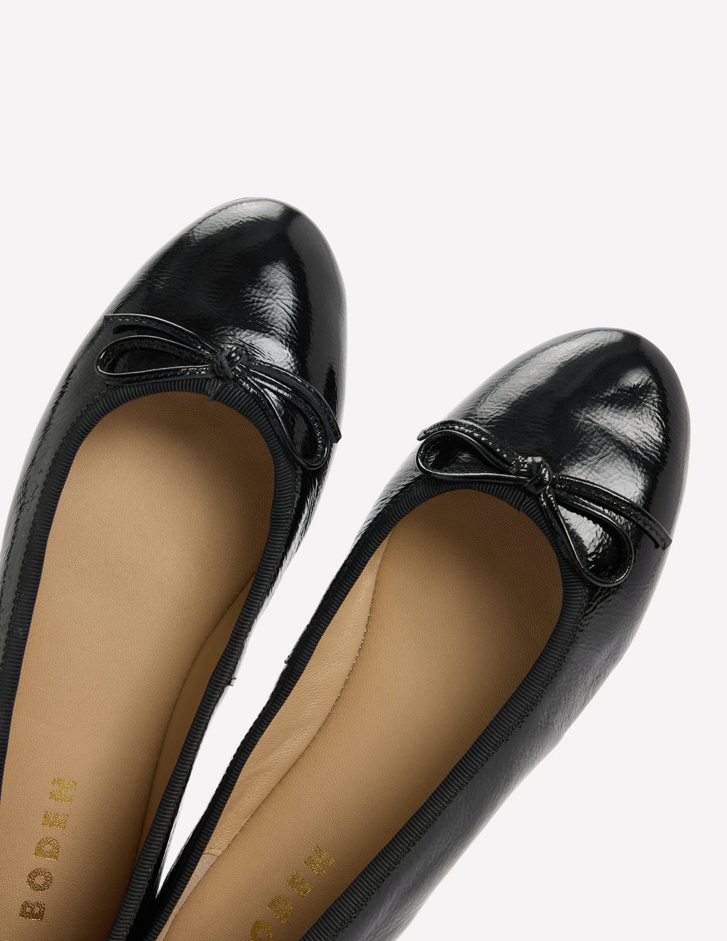 Patti Round Toe Ballet Flat-Black