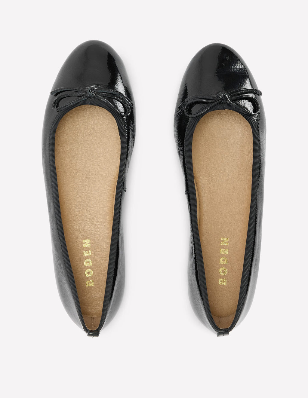 Patti Round Toe Ballet Flat-Black